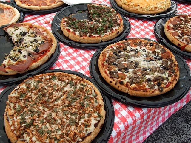 Mini-pizzas aux olives